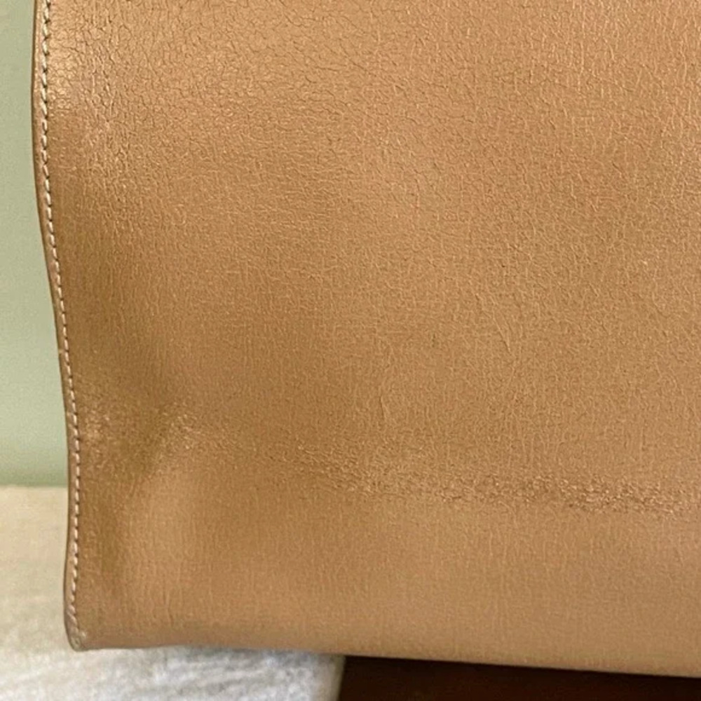 Vintage Luana Women's Brown Crossbody Leather Shoulder Tote Bag Made in Italy - Picture 11 of 16